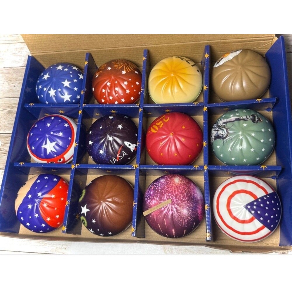 Dumpling 250th Anniversary Patriotic Dumplings Squishy Set Slow Rise Foam Random